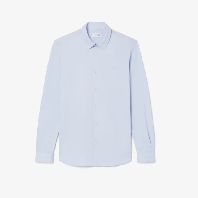Slim Fit Cotton Blend Shirt