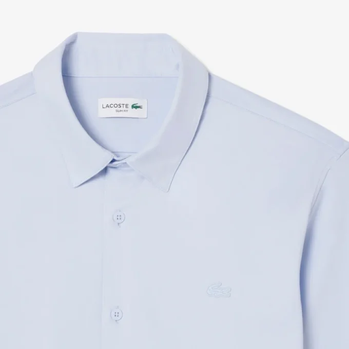Slim Fit Cotton Blend Shirt