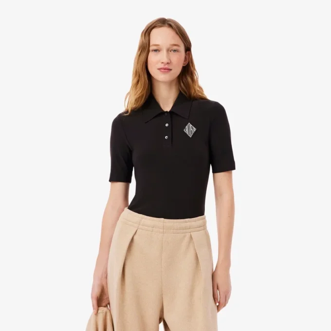 Slim Fit Embroidered Polo