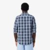 Slim Fit Gingham Print Stretch Poplin Shirt