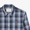 Slim Fit Gingham Print Stretch Poplin Shirt
