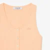 Slim Fit Ribbed Cotton Tank Top