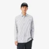 Slim Fit Striped Stretch Poplin Shirt