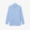 Slim Fit Striped Stretch Poplin Shirt