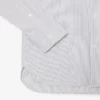 Slim Fit Striped Stretch Poplin Shirt