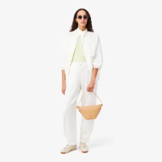 Small Maheki Embossed Leather Hobo Bag