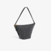 Small Maheki Embossed Leather Hobo Bag