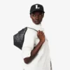 Small Maheki Embossed Leather Hobo Bag