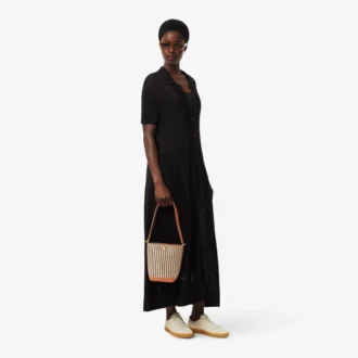Small Summer Pack Raffia Bucket Bag