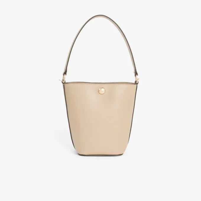 Small Tennis Bliss Leather Bucket Bag