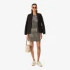 Small Tennis Bliss Leather Bucket Bag