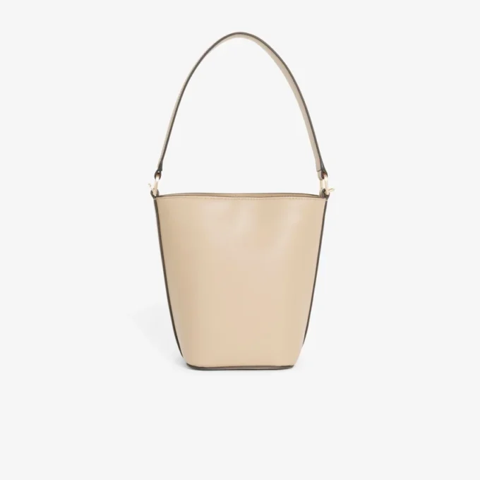 Small Tennis Bliss Leather Bucket Bag