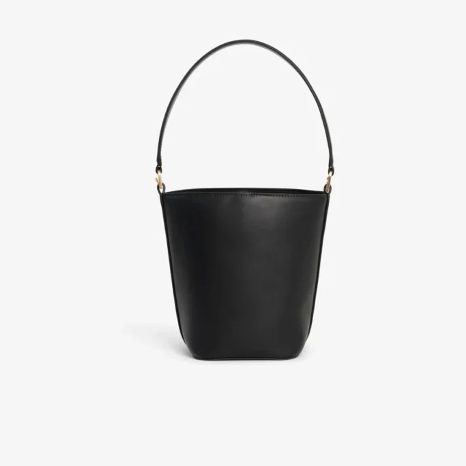 Small Tennis Bliss Leather Bucket Bag