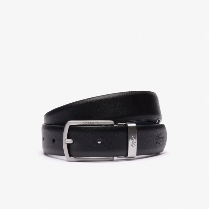 Smooth Leather Belt & Buckle Gift Set