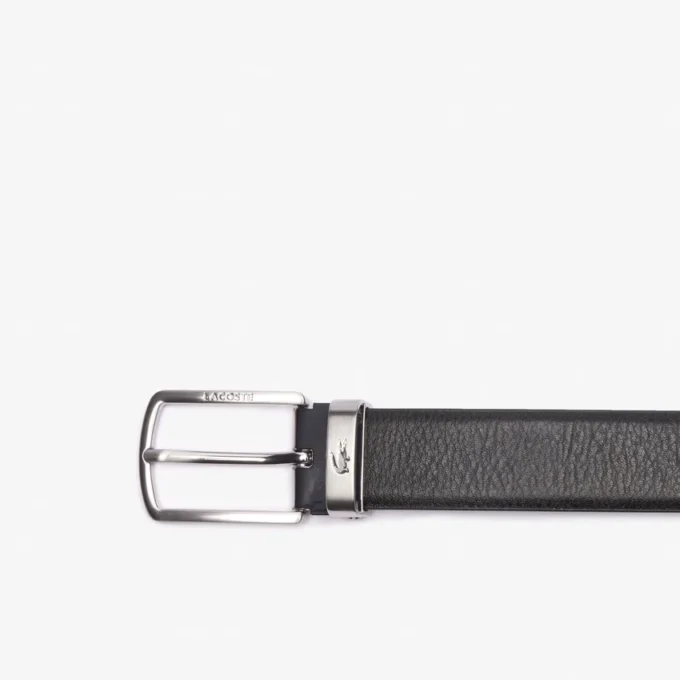 Smooth Leather Belt & Buckle Gift Set