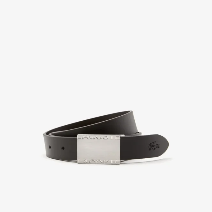 Smooth Leather Belt & Buckle Gift Set
