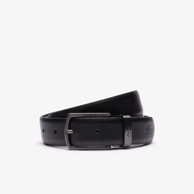Smooth Leather Belt & Buckle Gift Set