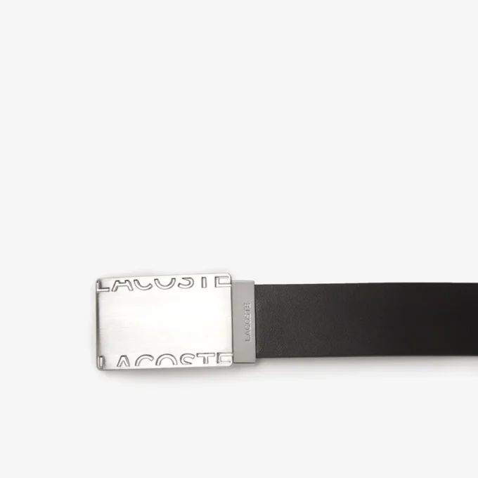 Smooth Leather Belt & Buckle Gift Set