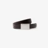 Smooth Leather Belt & Buckle Gift Set