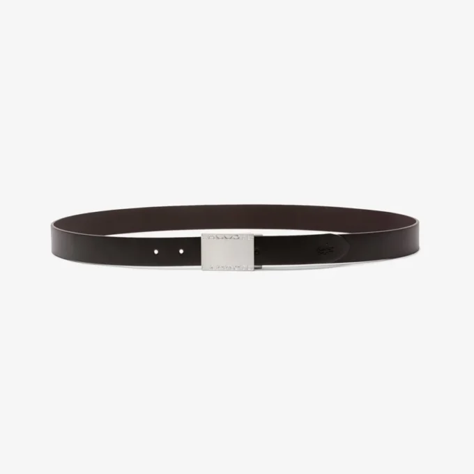 Smooth Leather Belt & Buckle Gift Set