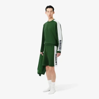 Straight Cut Fleece Loungewear Shorts