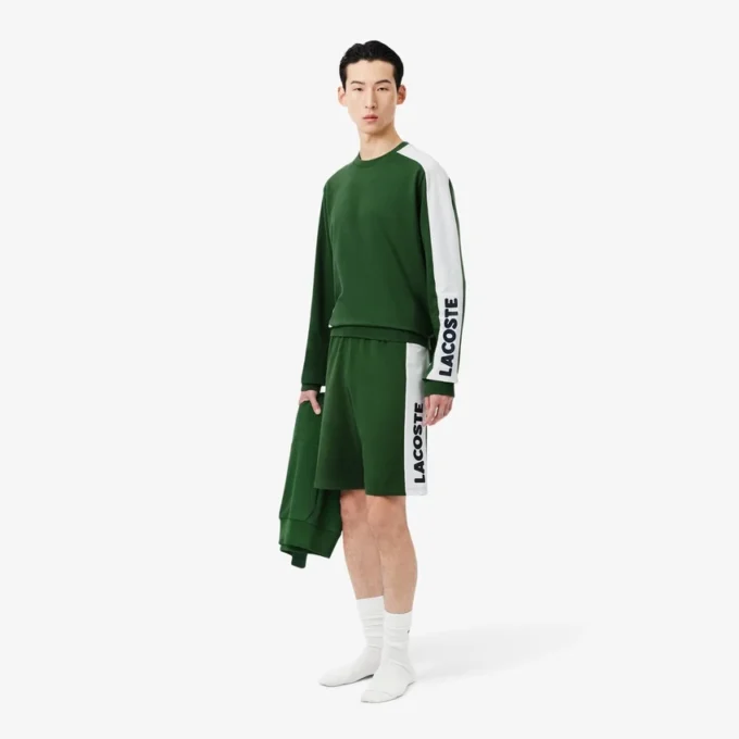 Straight Cut Fleece Loungewear Shorts