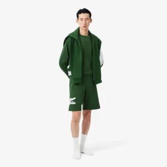 Straight Cut Fleece Loungewear Shorts
