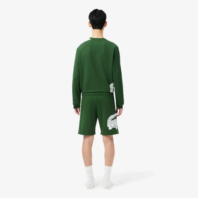 Straight Cut Fleece Loungewear Shorts