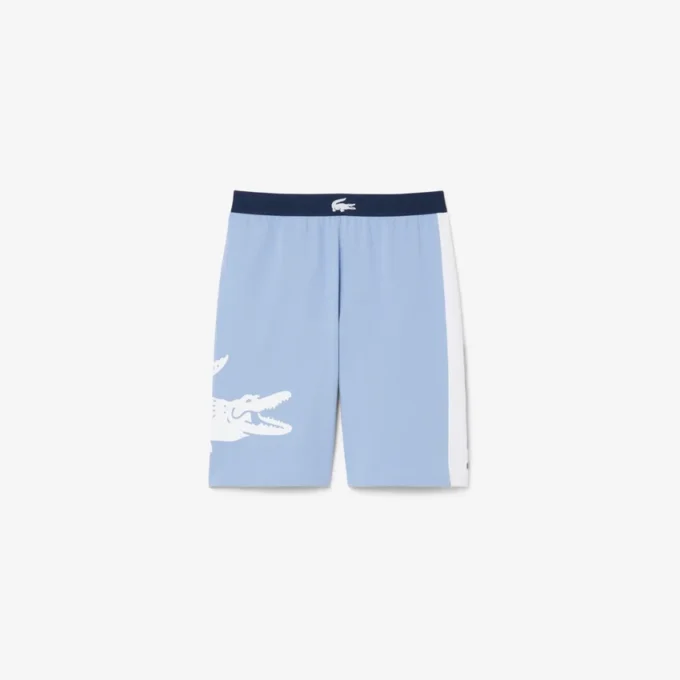Straight Cut Fleece Loungewear Shorts