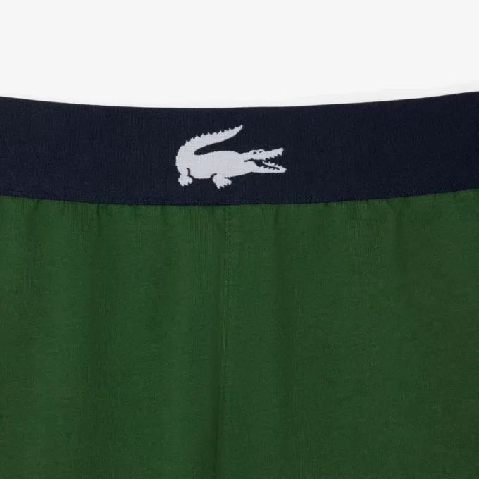 Straight Cut Fleece Loungewear Shorts
