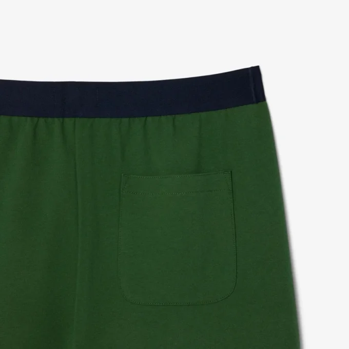 Straight Cut Fleece Loungewear Shorts
