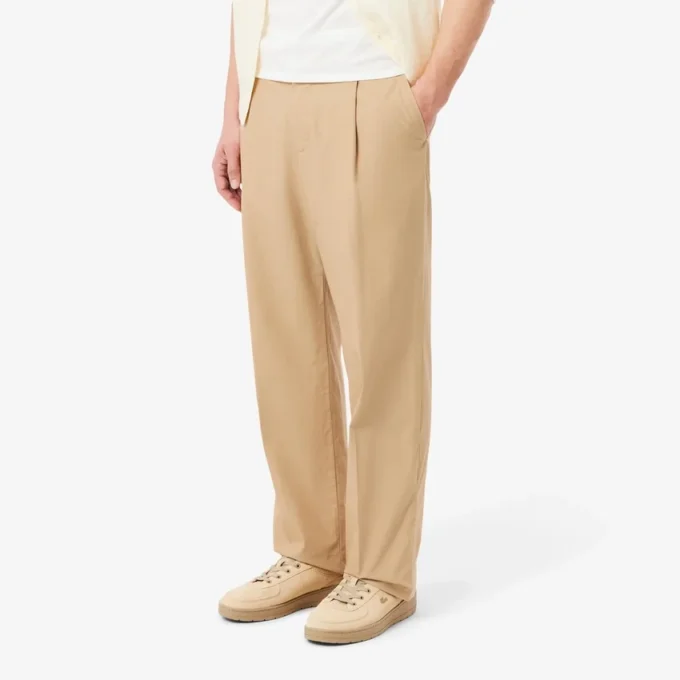 Straight Fit Cotton Chino Pants