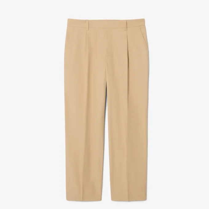Straight Fit Cotton Chino Pants