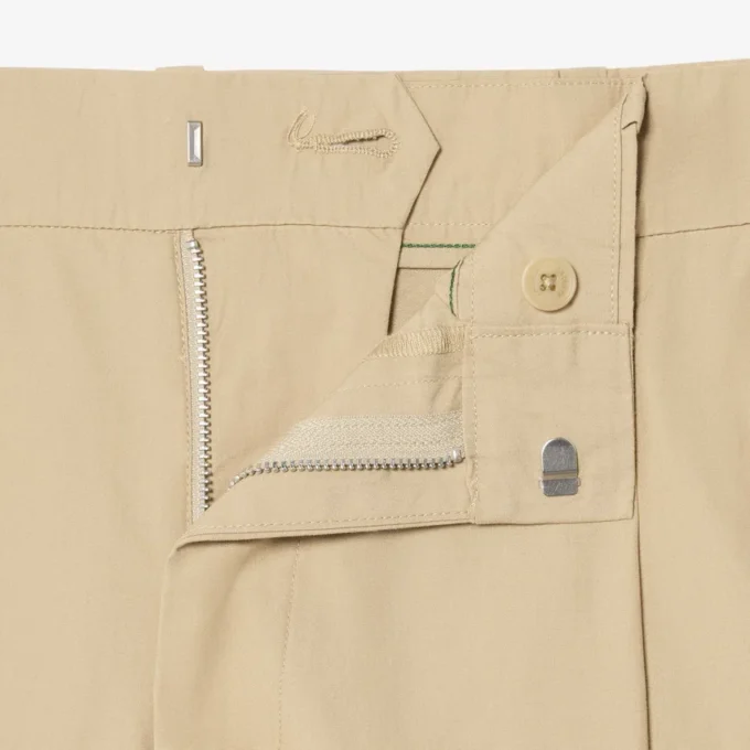 Straight Fit Cotton Chino Pants