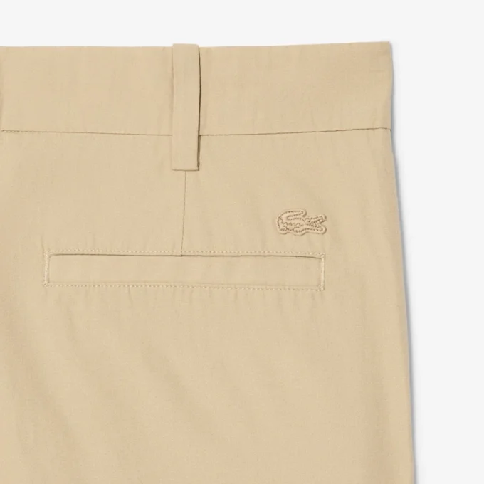 Straight Fit Cotton Chino Pants