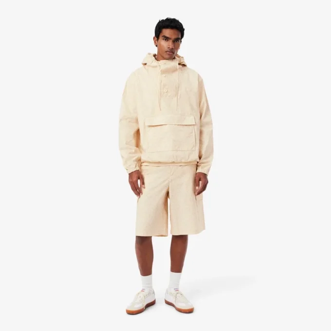 Straight Fit Printed Bermuda Cargo Shorts