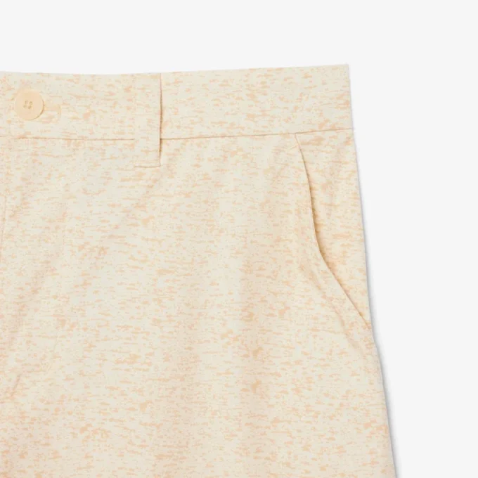 Straight Fit Printed Bermuda Cargo Shorts