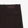 Straight Fit Striped Cotton Suit Pants