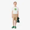 Stretch Cotton Twill Chino Shorts