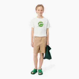 Stretch Cotton Twill Chino Shorts