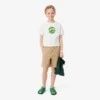 Stretch Cotton Twill Chino Shorts
