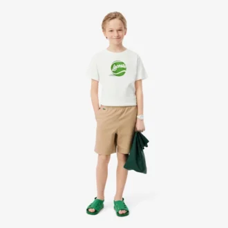 Stretch Cotton Twill Chino Shorts