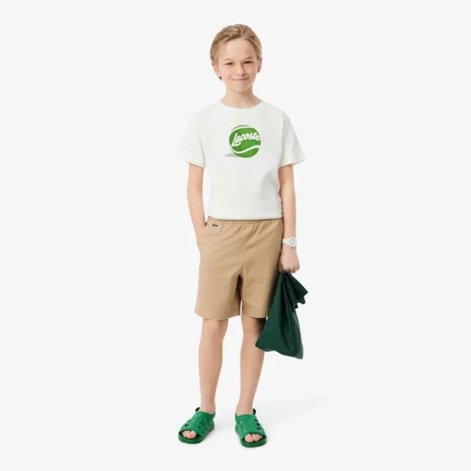Stretch Cotton Twill Chino Shorts