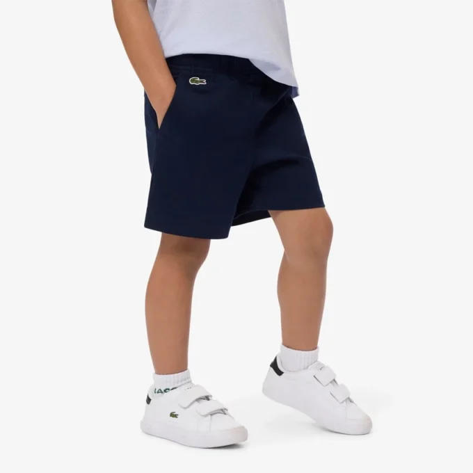 Stretch Cotton Twill Chino Shorts