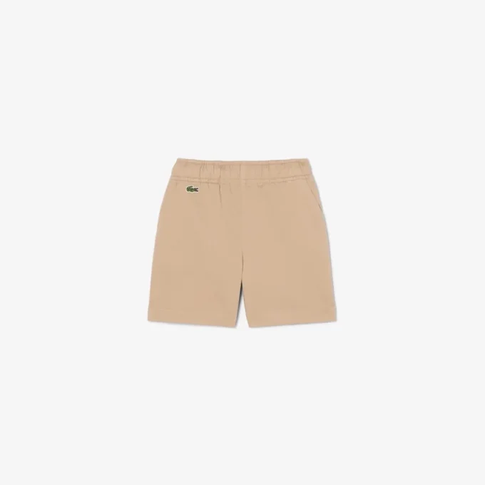 Stretch Cotton Twill Chino Shorts