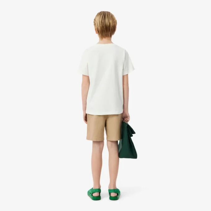 Stretch Cotton Twill Chino Shorts