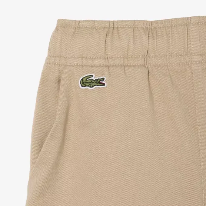 Stretch Cotton Twill Chino Shorts