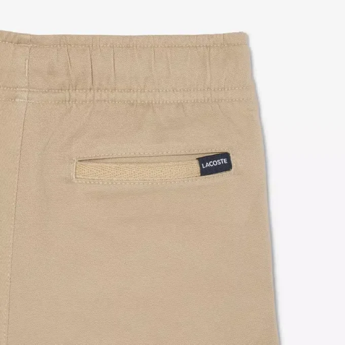 Stretch Cotton Twill Chino Shorts