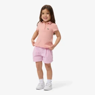 Stretch Oxford Striped Bermuda Shorts