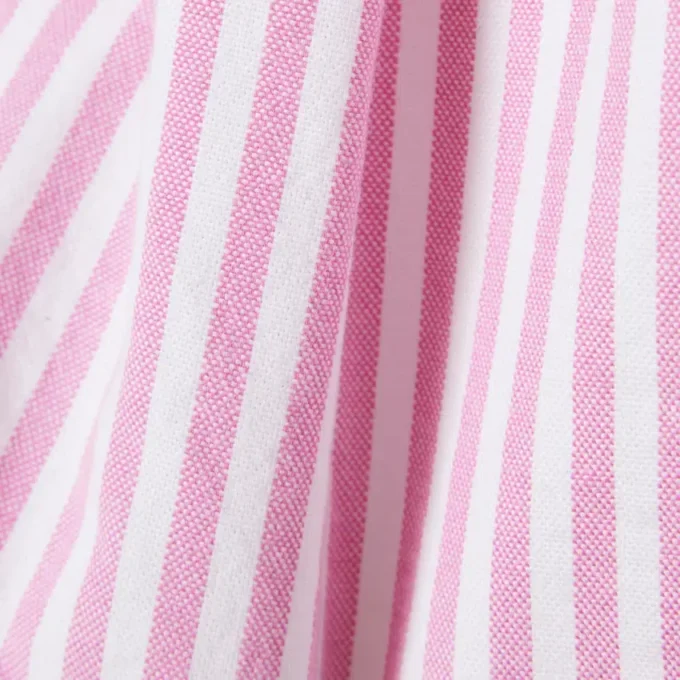 Stretch Oxford Striped Bermuda Shorts